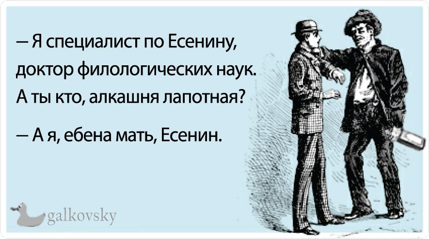 Есенин смешные картинки