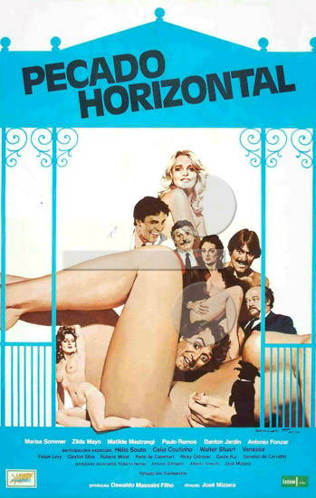 Pecado Horizontal / Горизонтальные грехи  [1982 г., ALL SEX, SOLO, ANAL, ORAL, GROUP SEX, TEEN. ART-EROTIC VHS-Rip
