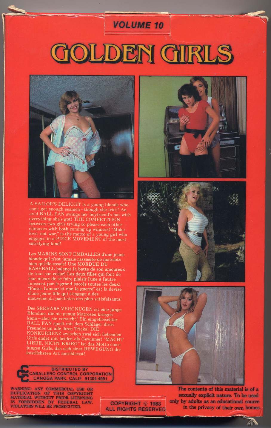 Golden Girls 10 / Золотые Девочки 10 Debi Diamond,Gina Martell,Linda Shaw,Shantell Day,Ray Wells,Ron Jeremy